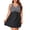 Black White Diamond, variant on Summer Mae Womens Plus Size Swimsuits with Shorts One Piece Bathing Suit Floral Printed Swimwear Padded High Waist Swimdress