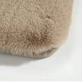 thumbnail image 4 of (2 pack) Better Homes & Gardens Cozy 2 Piece Faux Fur Brown Polyester Bath Rug Set, 17" x 24" & 20" x 30", 4 of 5