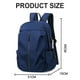 thumbnail image 2 of Mochila para mujer y hombre, mochila de viaje, mochila resistente al agua, mochila de día, azul oscuro, 2 of 5