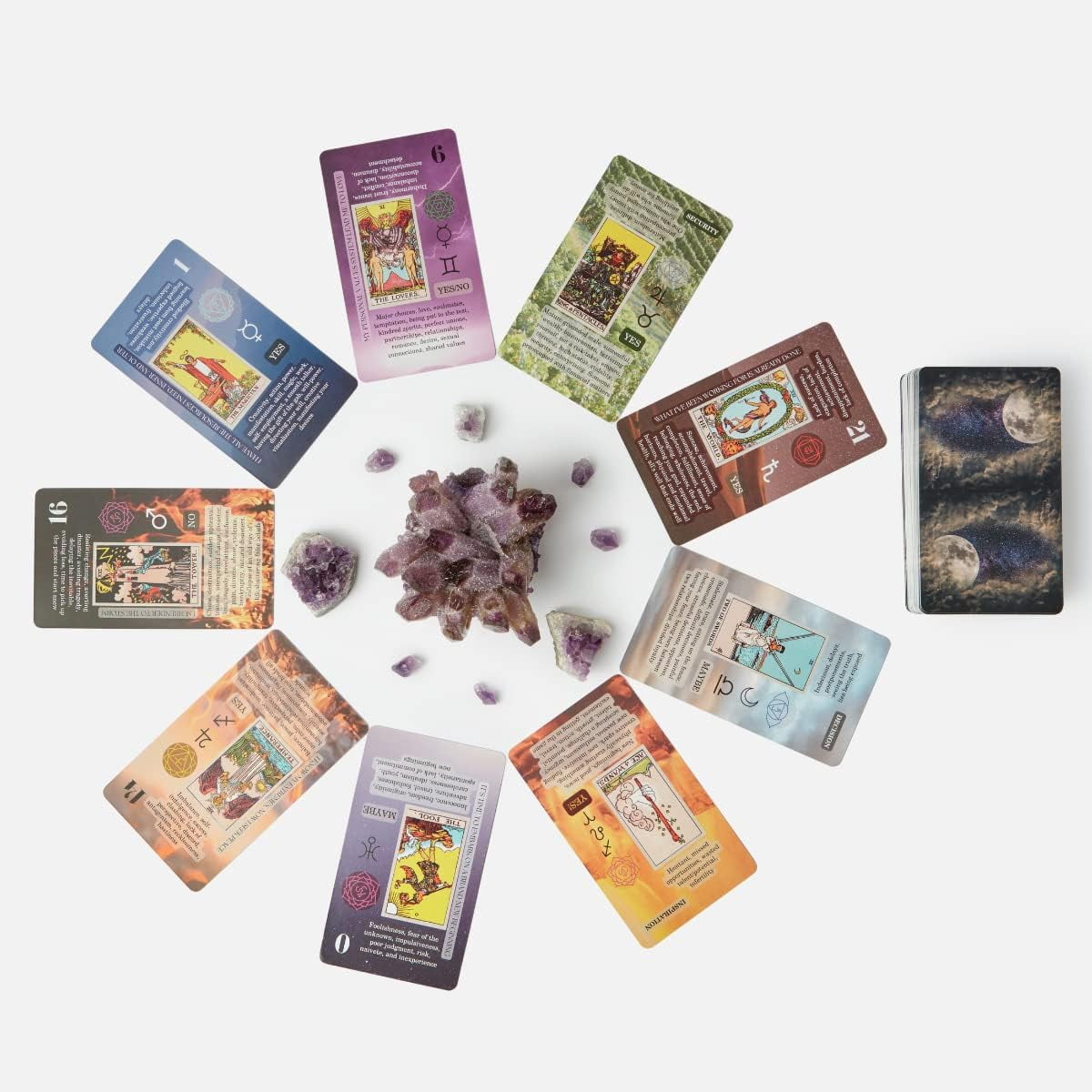 Witchy Cauldron Learning Tarot Cards for Beginners with Meanings, Tarot Learning, Original Art