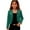 T004-Green, variant on Children's Girl Long Sleeve Short Cardigan Jacket with Sparkling Sequins Casual Open Front Coat Summer Fashion Dress Outerwear Blazer