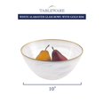 thumbnail image 3 of Badash White Alabaster 10" Glass Bowl With Gold Rim (gold), 3 of 3