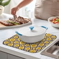 thumbnail image 2 of Kitchen Dish Drying Mat with Bright Sunflower Design, Microfiber Foldable Pad, Absorbent Floral Counter Rack Drainer, 16x18 Inch, 2 of 4