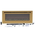 thumbnail image 5 of The Sideline Deluxe Gold 60 Inch 86276 Recessed Smart Electric Fireplace, 5 of 12