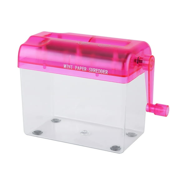 Minipapershredder,A6 Portable Mini Manual Hand Crank Shredder Filecrushing Elevated Design