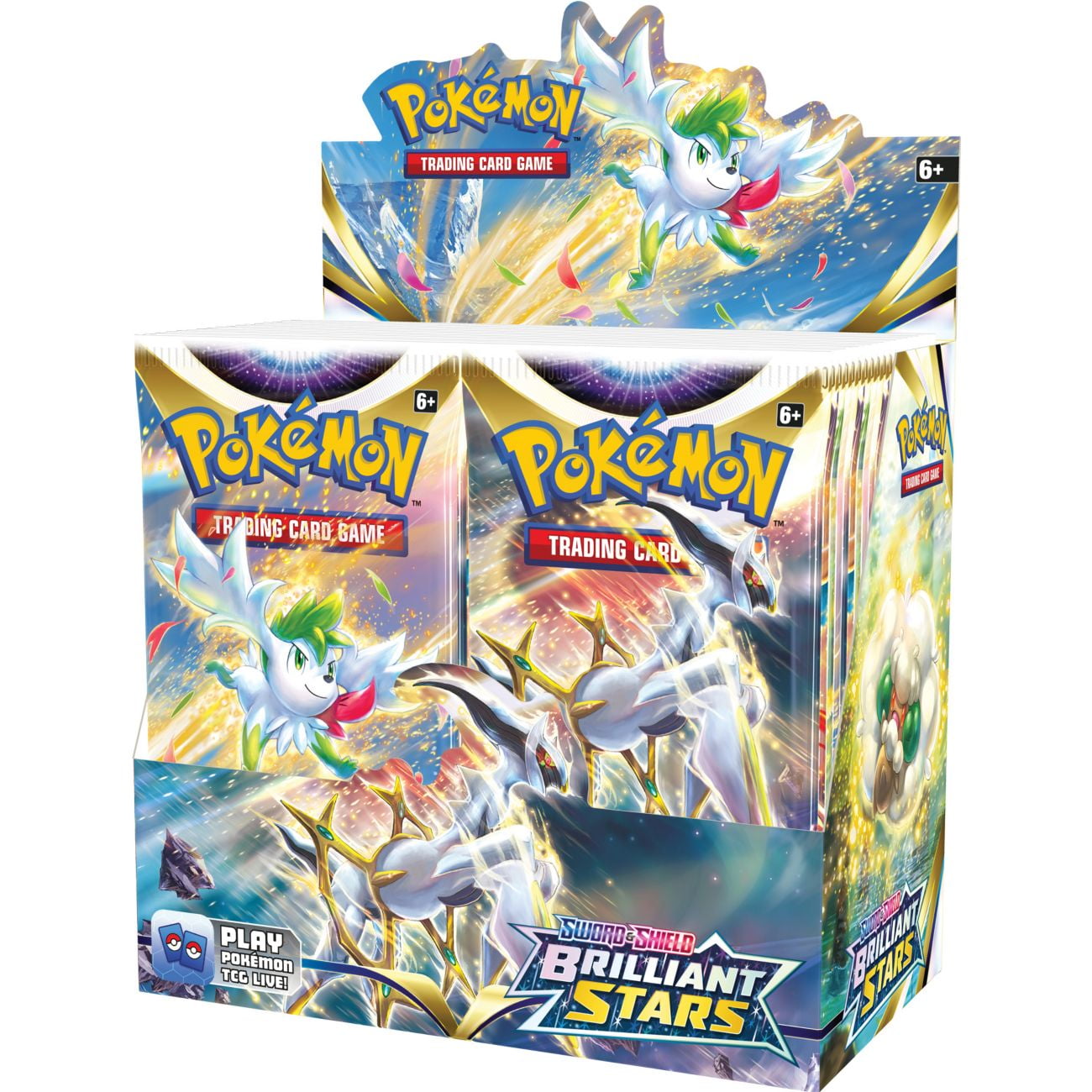 Walmart Pokemon Sword And Shield Brilliant Stars Booster Box: 36 Packs, 10 Cards Each - Walmart.com Walmart Pokemon Sword And Shield Brilliant Stars Booster Box: 36 Packs, 10 Cards Each - Walmart.com