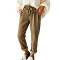 thumbnail image 3 of Juslio Womens Pants High Waist Vintage Corduroy Casual Comfortable Straight Pants, 3 of 7