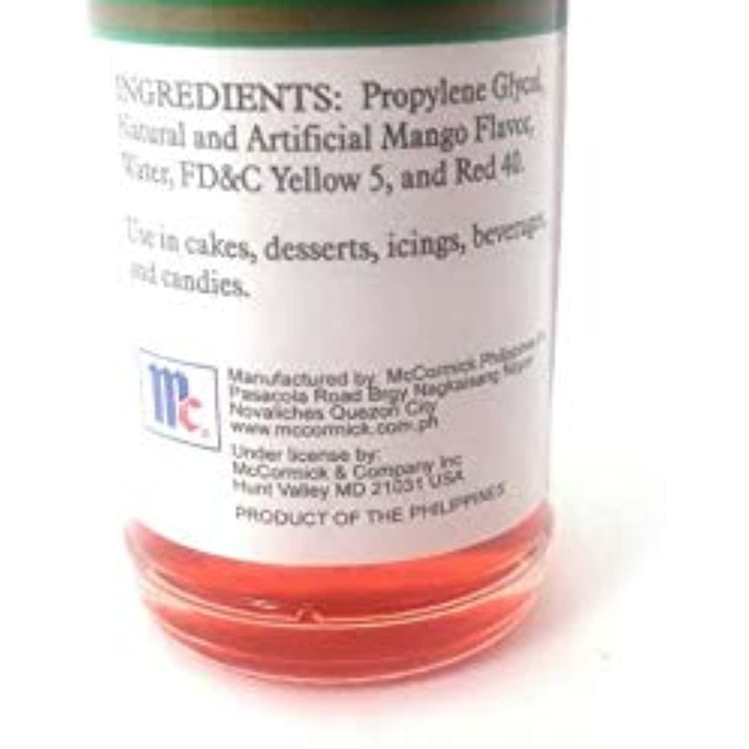 Mccormick Mango Flavor Extract 2 Bottles (20Ml/Bottle)