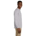 thumbnail image 3 of Gildan Ultra Cotton® 6 oz. Long-Sleeve Pocket Men T-Shirt Sport Grey 3X-Large, 3 of 3