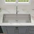 thumbnail image 7 of Logmey Stainless Steel Undermount Workstation Kitchen Sink 45x19 Inch Extended Length Single Bowl Sink, 7 of 7