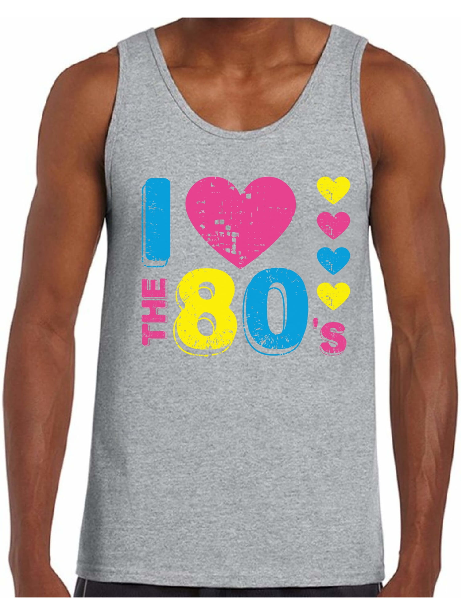 Tank Top for Men 80's Muscle Shirt 