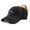 Black, variant on Ponytail Cap Women's Baseball Cap Embroidered Colorado Flag Fishing Fly Embroidery Sun Hat with Ponytail Hole High Pony Hat Cotton Lavender Design Only