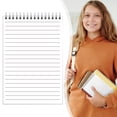 thumbnail image 2 of 1Pcs B5 Notebook Top Spiral Journal, Thickened Paper Smooth Writing for Daily Note Taking, 10X7X0.3In (White4), 2 of 9