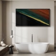 thumbnail image 5 of Large Framed Canvas Wall Art Modern Abstract Landscape Print for Living Room Decoration - 60"x30" Black Framed, 5 of 8