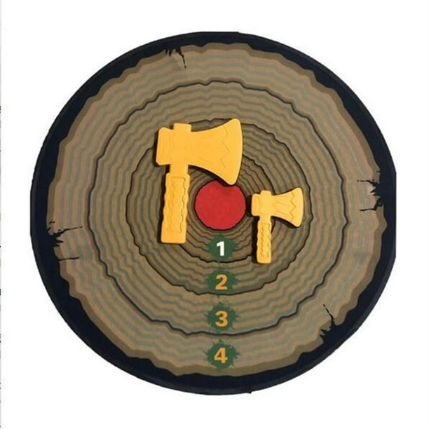 ADVEN Foam Axe Throwing Game Set Dart Board Games Toy Toss Game Toy Set