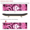thumbnail image 2 of Monkey Skateboard Grip Tape Stickers Pack of Two, Emery Surface PVC Backing Size 8.8x32.6in/22.4x83 cm, 2 of 5