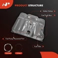 thumbnail image 2 of A-Premium Fuel Tank with Lock Ring & O-Ring Compatible with Ford F-150 1990-1996, F-250/F-350/F-Super Duty 1990-1997, F-250 HD 1997, 3.8L 4.6L 4.9L 5.0L 5.4L 5.8L 7.3L 7.5L, 2 of 8