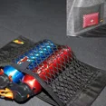 thumbnail image 4 of 3pcs40x25cm Car Trunk Storage Elastic String Net Mesh Bag Car Magic Tape Sticking Holder Pocket Organizer Car Accessories Styling, 4 of 5