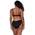 thumbnail image 2 of Bas de Bikini Maillot de Bain Noir Inoubliable Froncé et Froncé pour Femmes, 2 of 6