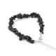 thumbnail image 1 of Nvzi Pulsera de cuentas hecha a mano, adecuada, pulsera ajustable de cristal de piedra natural vintage (negro), 1 of 5