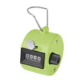 thumbnail image 1 of GOGO 1 Pack Handheld ABS Tally Counter, 4 Digit Manual Mechanical Clicker for Sport Events, Knitting, Green, 1 of 7