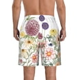 thumbnail image 3 of Naloa Autumn Garden Men's Beach Shorts, Surfing shorts, Swim trunks, Quick Dry Swim Trunks for Surfing Beach Fun - Large, 3 of 9