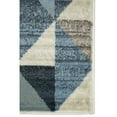 thumbnail image 3 of 8â€™ x 11â€™ Blue Beige Nested Diamonds Modern Area Rug, 3 of 8