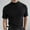 Black, variant on Aueoeo Mens T-Shirts White Blouse Mens Casual Turtleneck Mock Neck T Shirt Slim Fitted Short Sleeve Summer Basic Tops Mens Big & Tall Shirts S-5Xl Men Tee Shirts Pack On