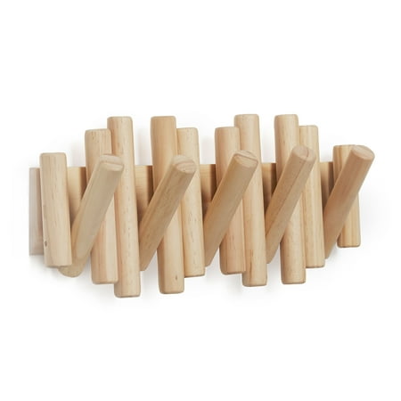

Umbra Picket 5 Hook Wall-Mounted Multi-Hook Coat Rack Natural