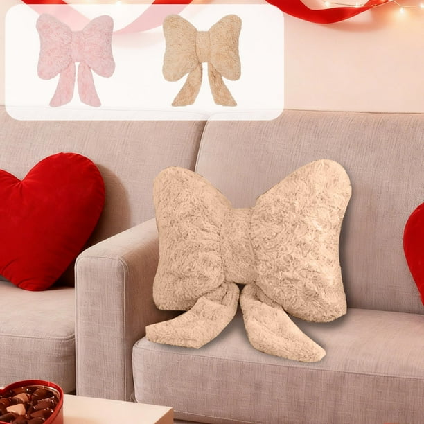 Cojín Decorativo con Forma de Lazo - Cojín de Respaldo para Sofá de Sala de Estar Cojín MNFD