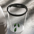 thumbnail image 3 of ColoMX Contenedor de basura transparente de almacenamiento de basura de la oficina de la oficina del inodoro, 3 of 8