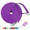 thumbnail image 1 of Correa de adiestramiento para perros, BAAPET, larga, 15 pies, 20 pies, 30 pies, 50 pies, 100 pies, color morado, 1 of 6