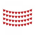 thumbnail image 2 of Felt Heart Garland Banner, 3PCS Heart Valentines Day Decor, DIY Valentines Home Decorations, Anniversary, Wedding, Birthday Party Supplies, 2 of 2