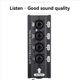thumbnail image 4 of 2X Divisor de Audio Balanceado XLR 1x4, 6.5 XLR, 1 Entrada, 4 Salidas, 4 Entradas, 1 Salida, Bidireccional, Caja Divisora de Señal de Audio., 4 of 5