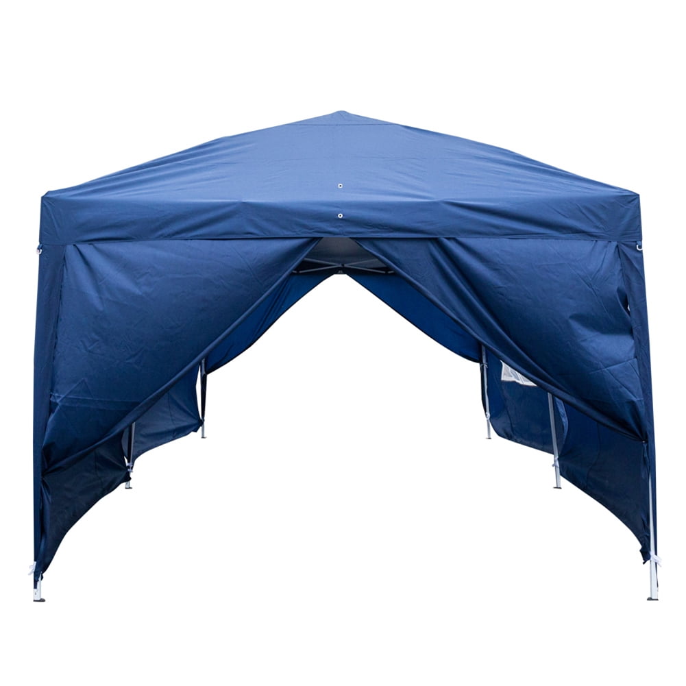 Aimee Lii 180"x236" Canopy Tent Awnings for Decks, Backyard Canopy Gazebo, Outdoor Patio Awnings for Party BBQ Events, Easy Set Up, Waterproof, Blue