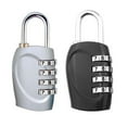 thumbnail image 5 of Fairnull Digit Password Lock High Durability Vibrant Color Compact Size Carry Easily Wide Application Rust-proof Zinc Alloy Colorful 4 Digit Combination Padlock Code Lock Home Supplies, 5 of 8