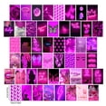 thumbnail image 4 of JShteea Wall Collage Kit Aesthetic Pictures-Room Photo Collage Poster (Pink Light), 4 of 9