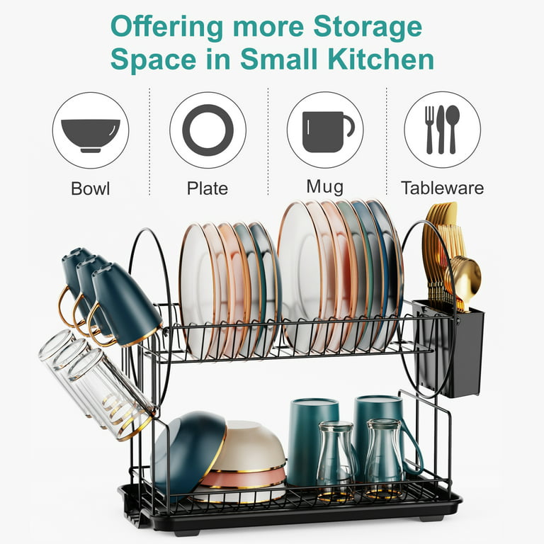 Bowl Plate Storage Dish Rack Cabinet Small Cabinet Built-in Rack