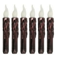 thumbnail image 1 of 6PCS Halloween LED Candle Creative Electric Flameless Candle Taper Candle Light, 1 of 7