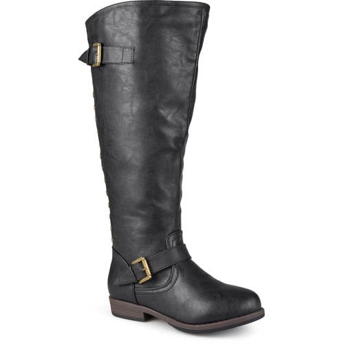 Women's Studded Wide Calf Boots - Walmart.com