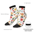 thumbnail image 6 of Pofeuu Crabs Shrimps Print 30cm Socks, Adult Running Hiking Socks for Youth and Adult, 6 of 7