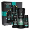 AXE Apollo Gift Set With Body Spray, Antiperspirant & Deodorant Stick and Body Wash for Grooming for Holiday 3 count