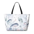 thumbnail image 2 of Balery Sea Animals Beach Travel Bag - Water-Resistant, Large Capacity Lightweight Tote with 7 Pockets for Women and Men - Perfect for Beach, Pool, Gym, and Travel, 2 of 7