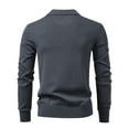 thumbnail image 5 of RongHuan Men's Long Sleeve Shirt Fashion Stripe Lapel Tshirt Spring Soild Color Shirts Button Up Tops for Men, 5 of 10