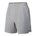 thumbnail image 2 of Mens Shorts Summer Casual Lightweight Breathable Elastic Waist Wide Straight Leg Athletic Shorts with Pockets, 2 of 4