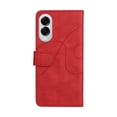 thumbnail image 2 of Allytechgroup Flip Cover Case for Samsung Galaxy S25 Edge, Lightweight PU Leather TPU Inner Folio Stand Hand Wrist Cards Holder Wallet Shockproof Protective Case for Samsung Galaxy S25 Edge, Red, 2 of 9