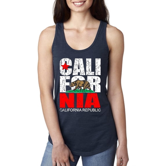 Normal is Boring - Women's Racerback Tank Top, up to Women Size 2XL - California Cali