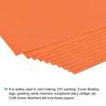 thumbnail image 4 of Uxcell Cardstock Scrapbook Paper 8.3" x 11.7", 74 Lb/200 Gsm, Orange 20 Pack, 4 of 4