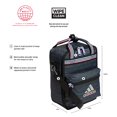 thumbnail image 2 of adidas Squad Insulated Lunch Bag, Two Tone Black/Snowglobe, One Size, 2 of 2