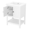 thumbnail image 6 of 24" Modern Bathroom Vanity with Ample Storage and Smooth - feeling Knobs, 6 of 6